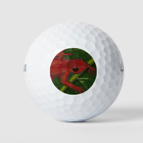 Manny The Mantella Frog Golf Balls