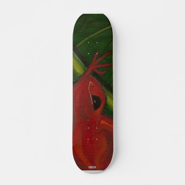 Manny The Mantella (Frog) Skateboard Deck (Front)
