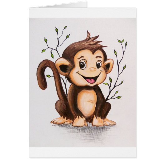 Manny the Monkey Cards (Front)