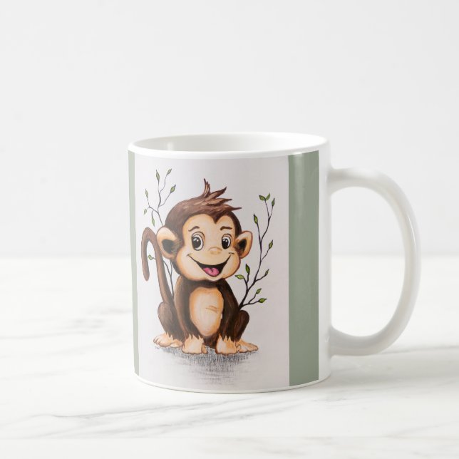 Manny the Monkey Coffee Mug (Right)