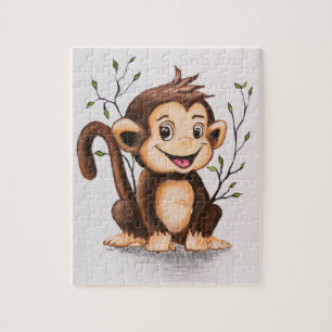 Manny the Monkey Jigsaw Puzzle