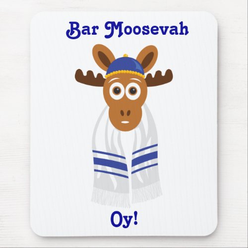 Manny The Moose Head_Bar Moosevah Oy Mouse Pad