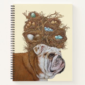 Manny The Reluctant Nanny Notebook by vickisawyer at Zazzle