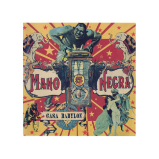 Mano Negra Manu Chao Wood Wall Decor