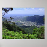 Manoa Valley, O'ahu, Hawai'i Poster