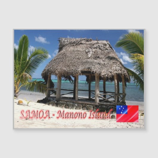 Manono Island - Fale - Samoa - (Front)