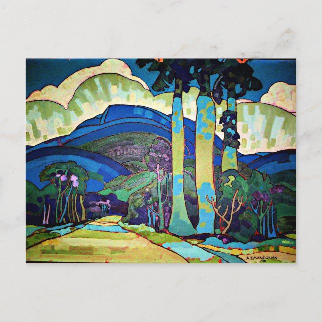 Manookian - Hawaiian Landscape Postcard (Front)