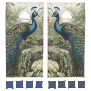 Manor Garden Peacock Social Estate Cornhole Set