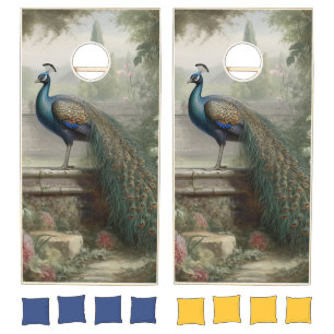 Manor Garden Peacock Social Estate Cornhole Set