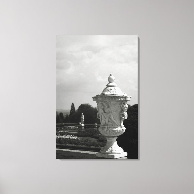 Manor Gardens Beautiful Urn Canvas Print (Front)