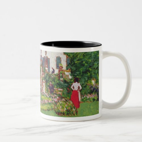 Manor House in Kertvelyes 1907 Two_Tone Coffee Mug