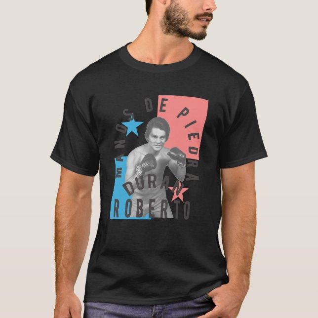 «Manos de Piedra» Roberto Duran T-Shirt (Front)