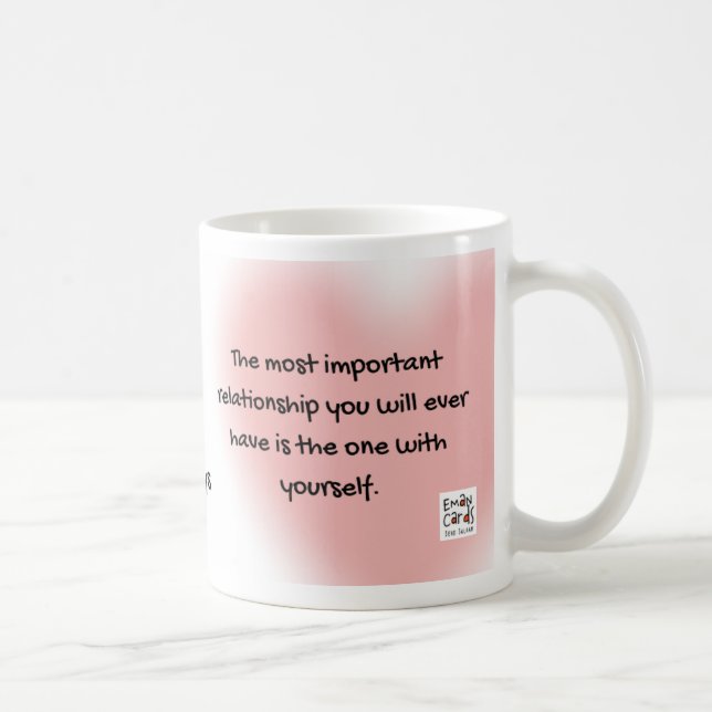 #ManoSays - Witty Line on Self Love - Coffee Mug (Right)