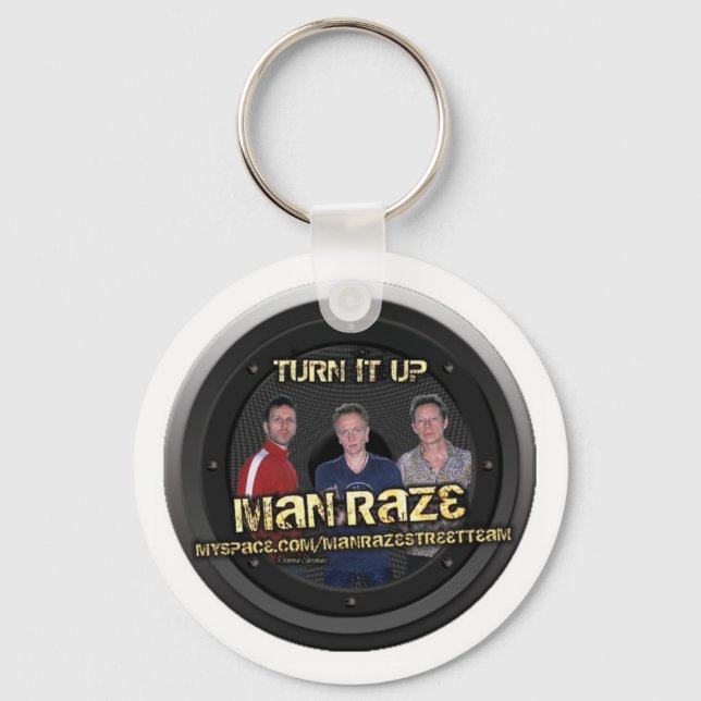 manraze speeker Keychain (Front)