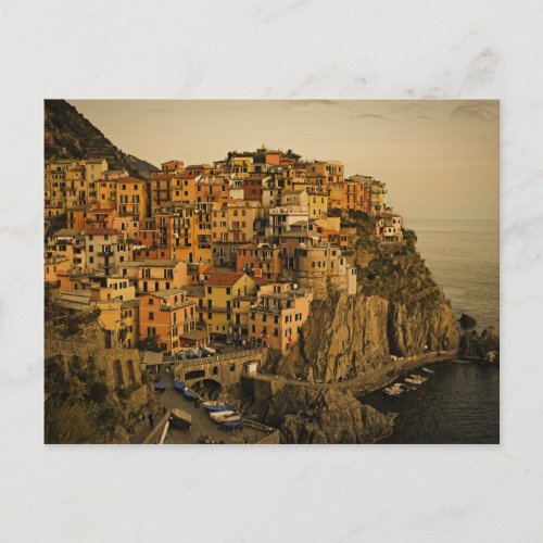 Manrola _ Cinque Terre Italia Postcard