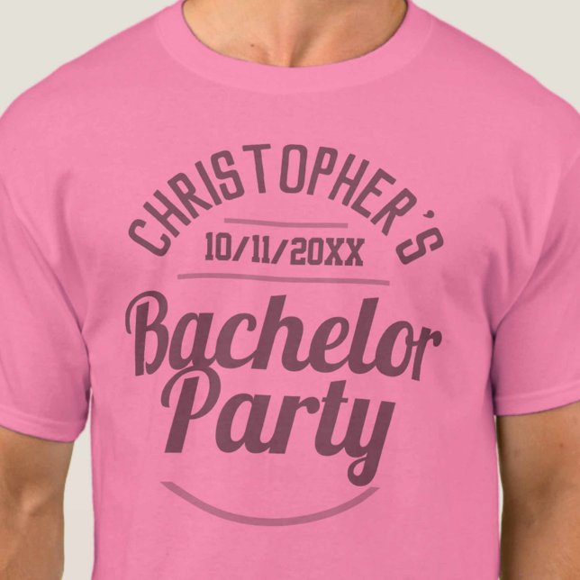 Man's Bachelor Party T-Shirt (Creator Uploaded)