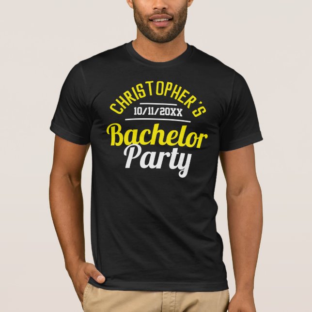 Man's Bachelor Party T-Shirt (Front)