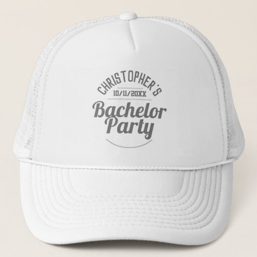 Mans Bachelor Party Trucker Hat