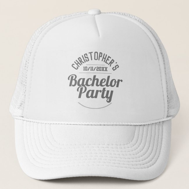 Man's Bachelor Party Trucker Hat