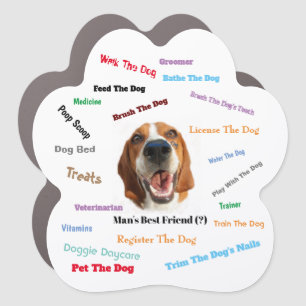 Man's Best Friend (?)     Car Magnet