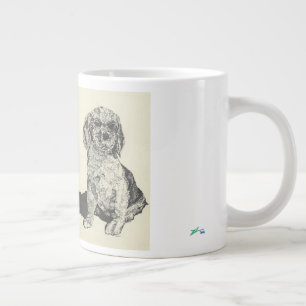 Mans Best Friend Cocker Spaniel Large Coffee Mug
