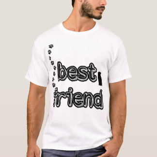 Man's Best Friend Cute Dog Lover Gift Minimalist T-Shirt
