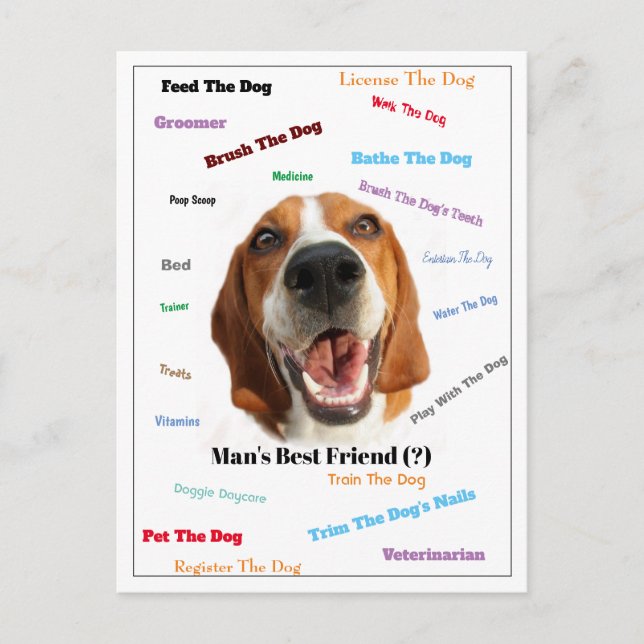 Man's Best Friend (?) Postcard (Front)