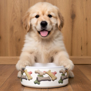Man's Best Friends Multicolor Dog Treat Bowl