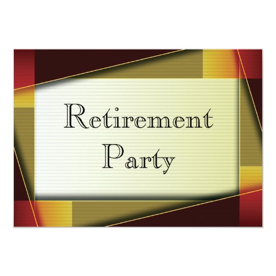 Mans Classic Retirement Party Card