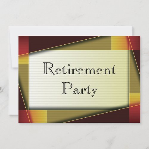 Mans Classic Retirement Party Invitation