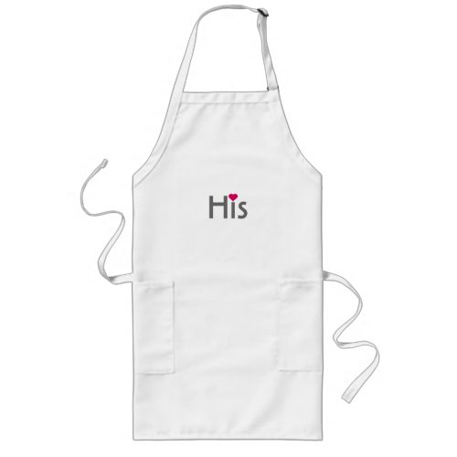 Mans half of His and Hers matching apron set