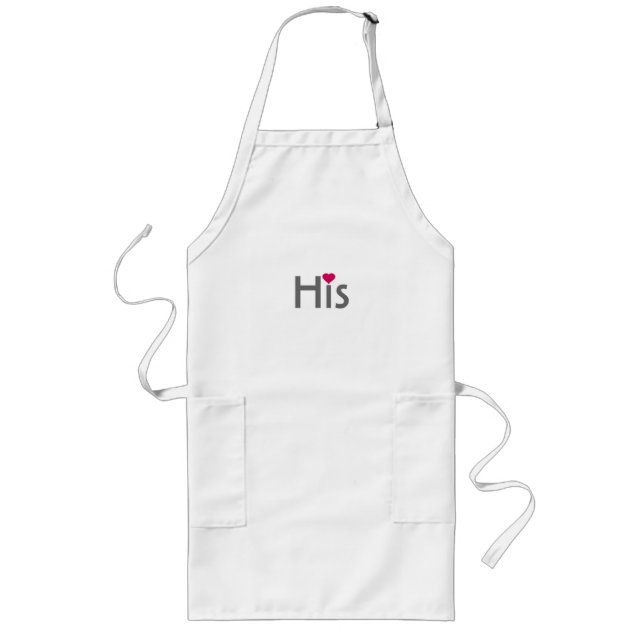 Man's half of His and Hers matching apron set (Front)