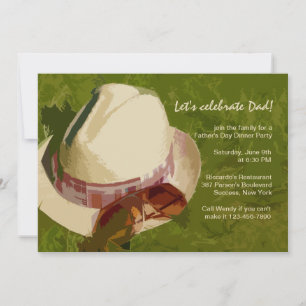 Man's Hat Father's Day Invitation