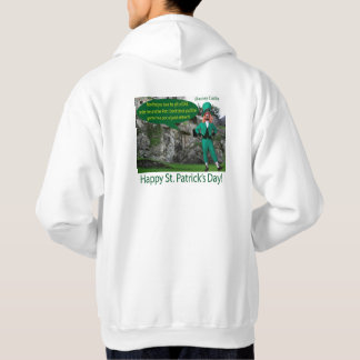 mans hoodie. Happy St. Patrick's Day. irish sett Hoodie