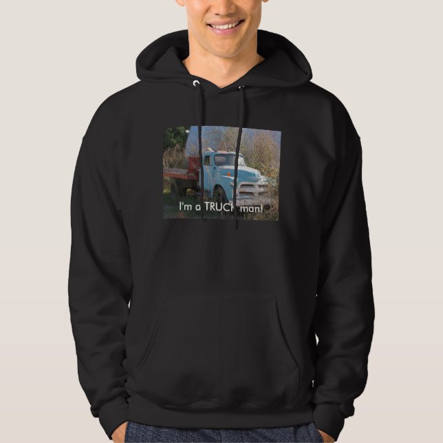 Man's hoodie/Truck Hoodie (Front)
