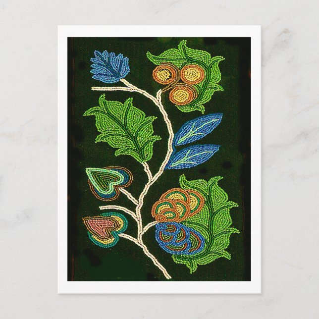 Man's Leggings Native American Fine Art Postcard (Front)