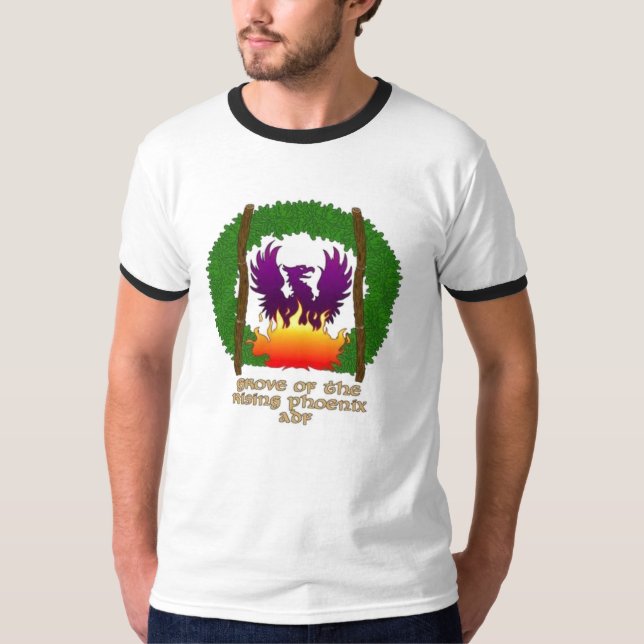 Mans Ringer T-Shirt (Front)