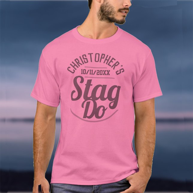 Man's Stag Do T-Shirt (Creator Uploaded)