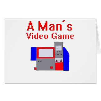 Man's Video Game Cards
