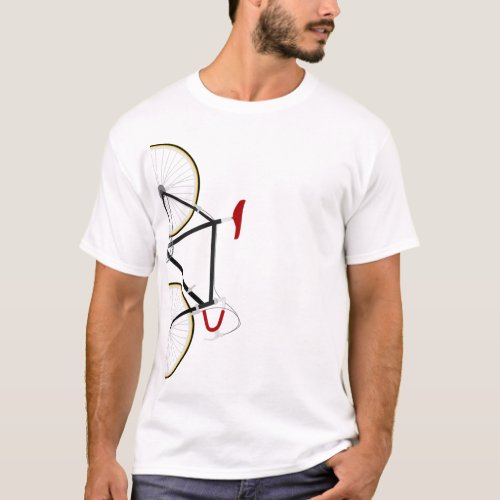 Mans Vintage Road Bike T Shirt  On Your Bike