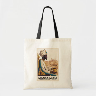 Mansa Musa Mali Empire African King Illustration Tote Bag