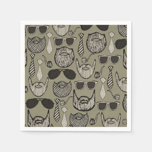 Manscaping Paper Napkins (Front)