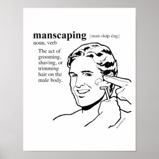 MANSCAPING POSTER