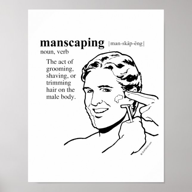 MANSCAPING POSTER (Front)
