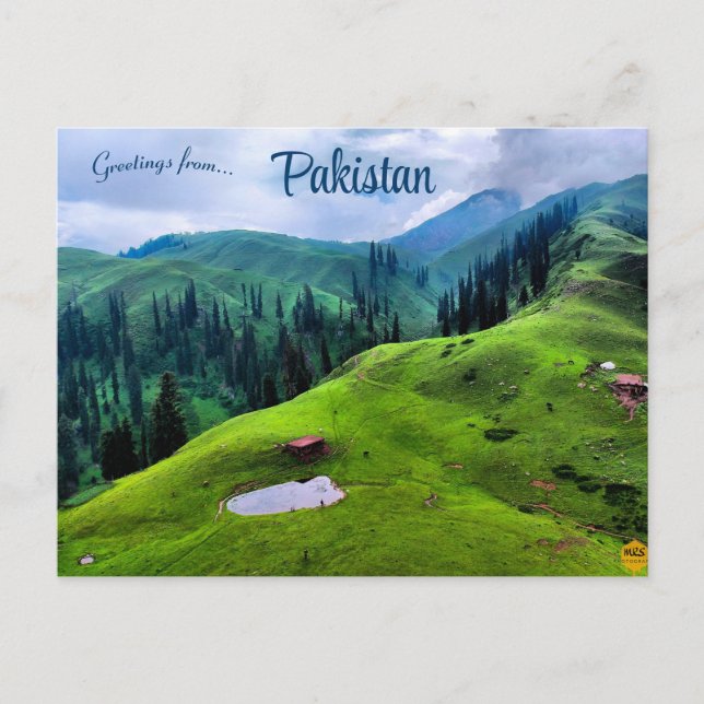 Mansehra Khyber Pakhtunkhwa Pakistan Postcard (Front)