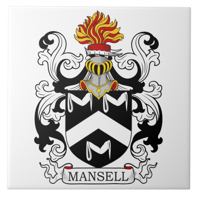 Mansell Coat of Arms III Tile (Front)
