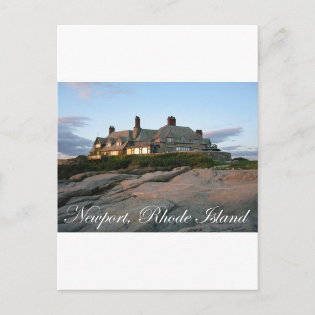 Mansion in Newport Postcard (Front)