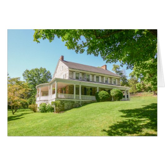 Mansion in summer cards (Front Horizontal)