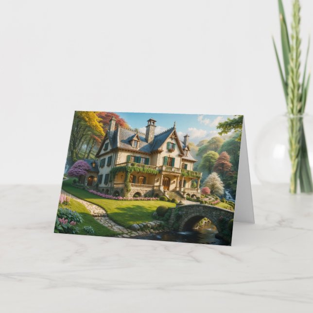 Mansion of the Perfect Captured Moment  Holiday Card (Front)