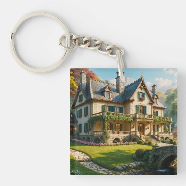 Mansion of the Perfect Captured Moment Keychain (Front)